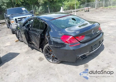 2014 BMW 650I Gran Coupe from USA, damaged, VIN WBA6B2C58ED129785